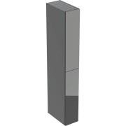Colonne haute Geberit 2 tiroirs 24x180x48cm verre gris velouté - GEBERIT 503.011.JK.2 
