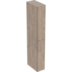 Colonne haute Geberit 2 tiroirs 24x180x48cm noyer carya - GEBERIT 503.011.JR.1 