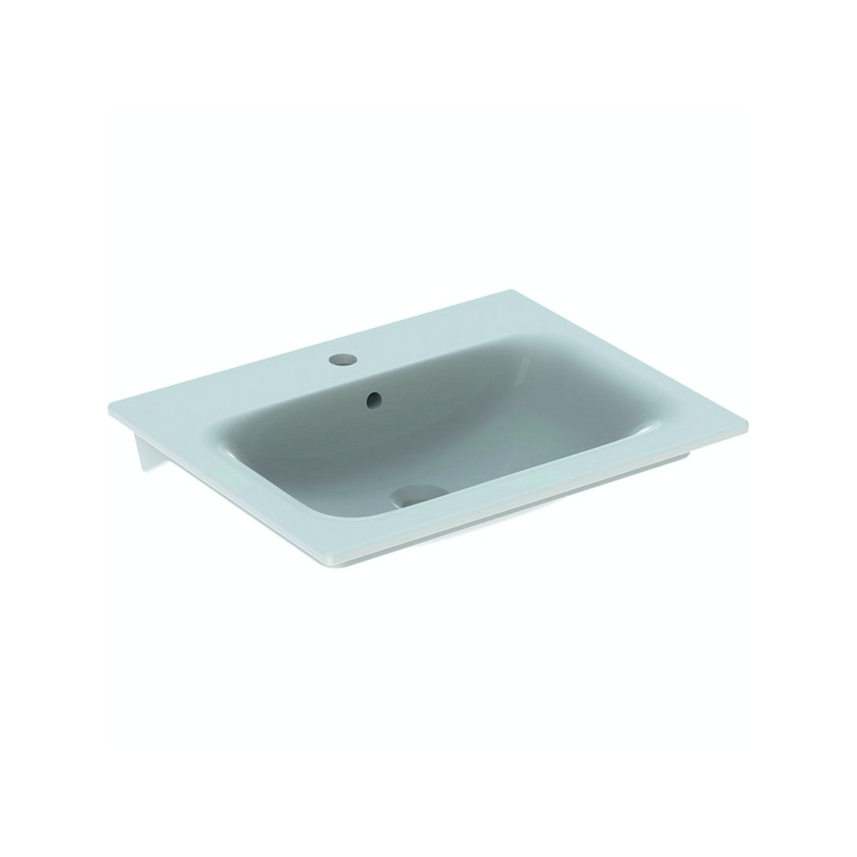 Lavabo pour meuble Geberit Renova Plan 60x48cm Blc - GEBERIT 122260000 