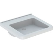 Lavabo Geberit Renova Comfort Square 55x52.5cm ss trou rob. ss trop-plein Blc - GEBERIT 128556000 