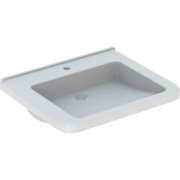 Lavabo Geberit Renova Comfort Square adapté PMR 65x55cm ss trop-plein Blc - GEBERIT 128667000 