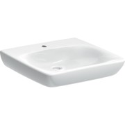 Lavabo Geberit Renova Comfort adapté PMR 55x55cm ss trop-plein Blc - GEBERIT 258557000 
