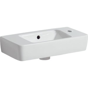 Lave-mains Geberit Renova Compact 50x25cm Trou rob. droite Blc - GEBERIT 276150000 