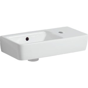 Lave-mains Geberit Renova Compact 50x25cm Trou rob. droite Blc - GEBERIT 276250000 