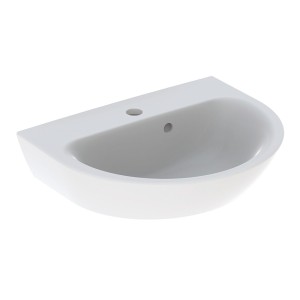 Lave-mains Geberit Renova 50x40cm Trou rob. au centre Blc - GEBERIT 500.376.01.1 