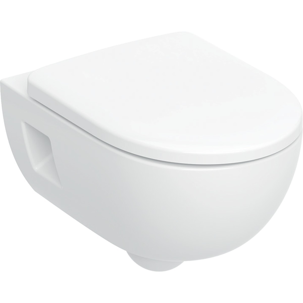 Pack WC susp Geberit Renova 53cm semi-caréné Rimfree abat ral et déclips blc - GEBERIT 500.800.00.1 