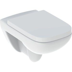 Pack WC susp Geberit Renova Plan 54cm Rimfree abat ral et déclips blc - GEBERIT 500.817.00.1 