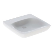 Lavabo Geberit Renova Comfort adapté PMR 55x55cm ss trou rob. ss trop-plein - GEBERIT 500.913.00.1 