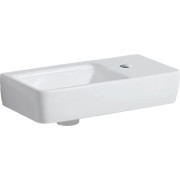 Lave-mains Geberit Renova Compact 50cm ss trop-plein trou de robi droite blc - GEBERIT 500.929.00.1 