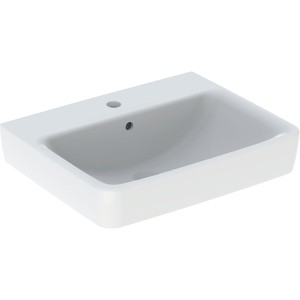 Lavabo Geberit Renova Plan 55 cm avec trop plein et trou de robinetterie - GEBERIT 501.632.00.1 