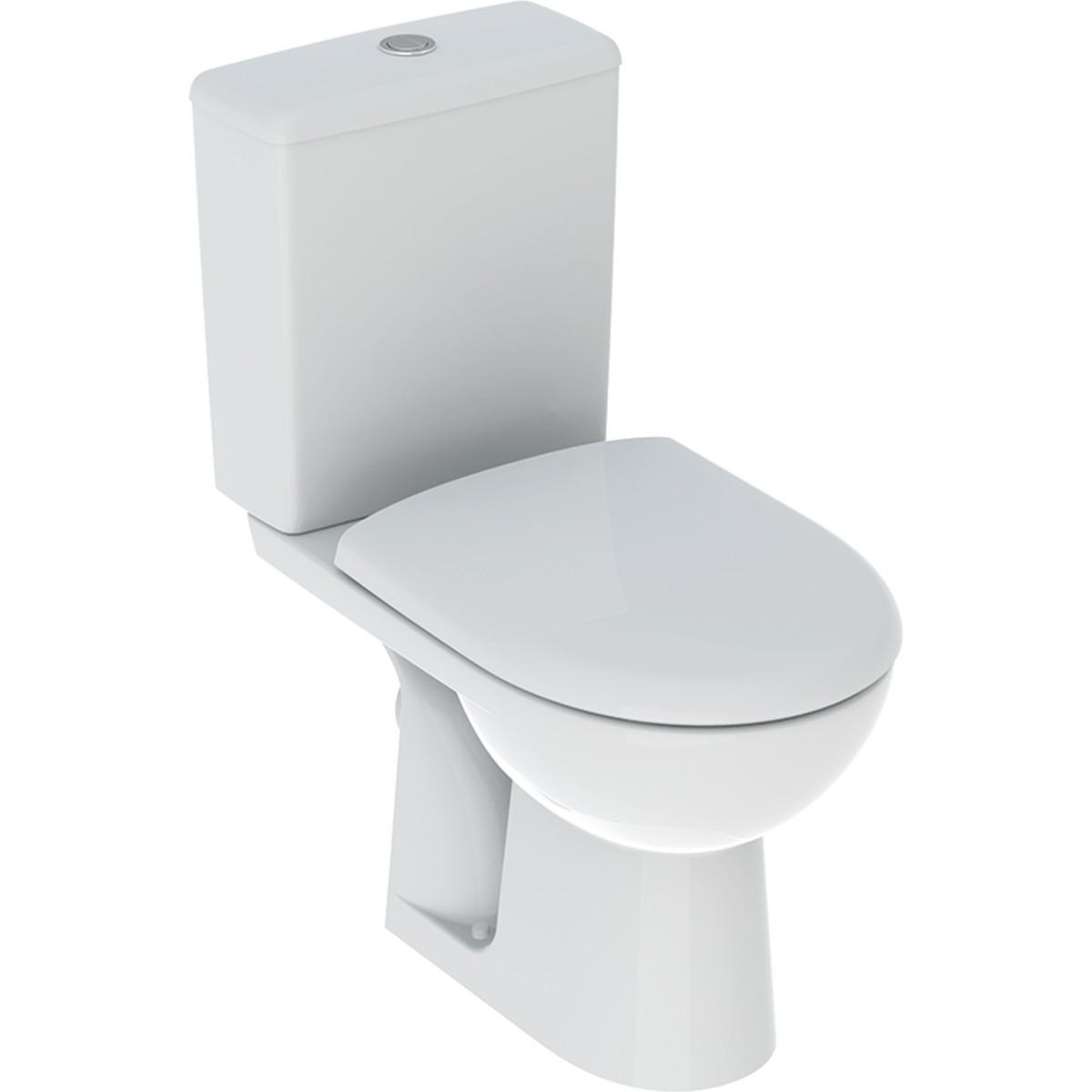 Pack WC au sol Renova SH Rimfree abat fermeture ral et déclips - GEBERIT 501.755.00.1 