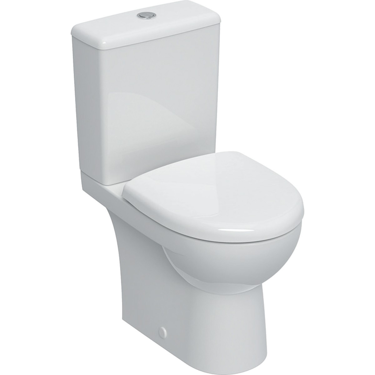 Pack WC au sol Renova Compact Multi Rimfree abat ral et déclips - GEBERIT 501.859.00.1 
