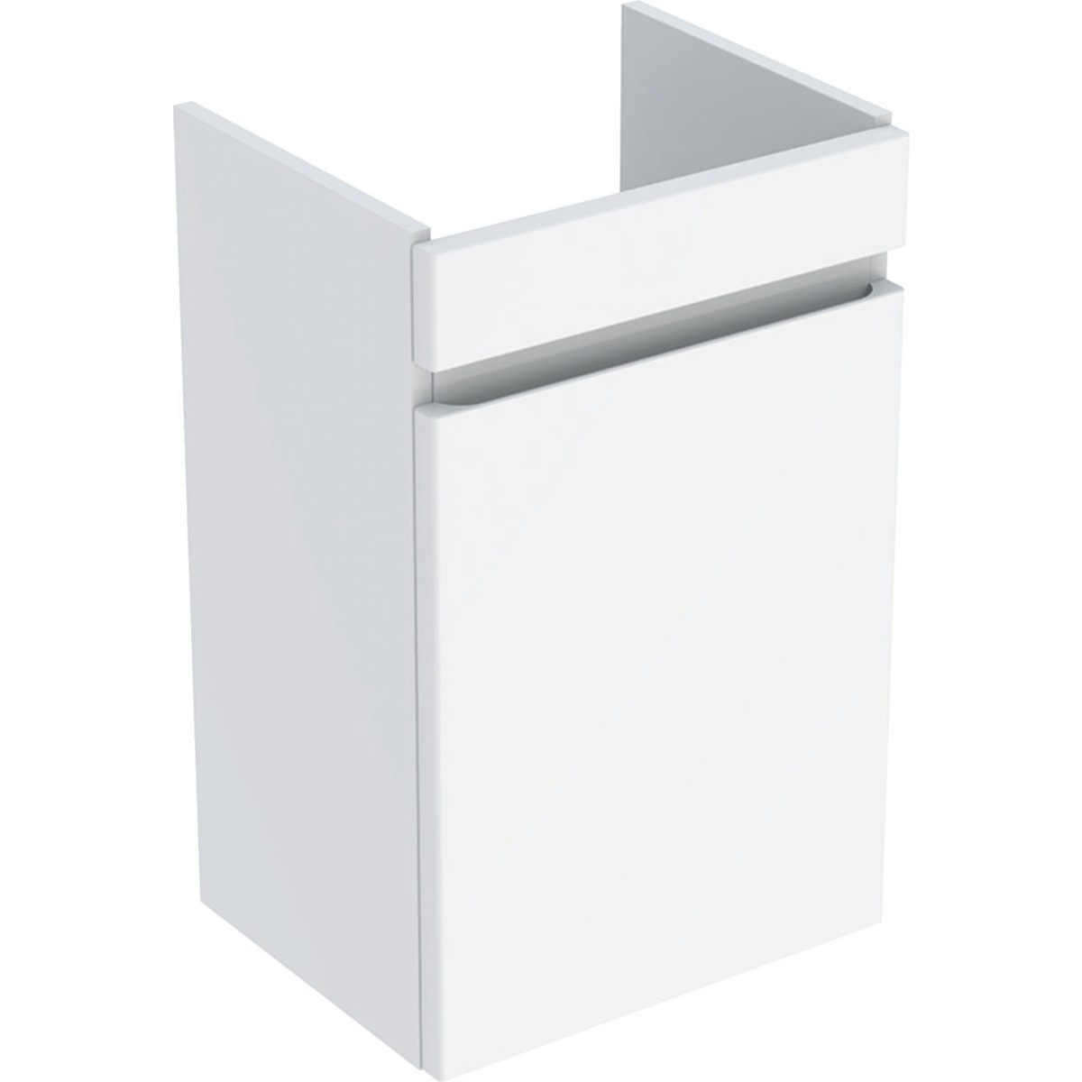 Meuble sous lave-mains 45 cm Geberit Renova Plan 1 porte Blanc brillant - GEBERIT 501.902.01.1 