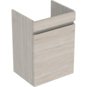 Meuble sous lave-mains 50 cm Geberit Renova Plan 1 porte Noyer Carya clair - GEBERIT 501.903.00.1 