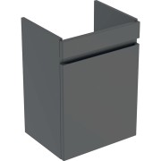 Meuble sous lave-mains 50 cm Geberit Renova Plan 1 porte Gris velouté - GEBERIT 501.903.JK.1 