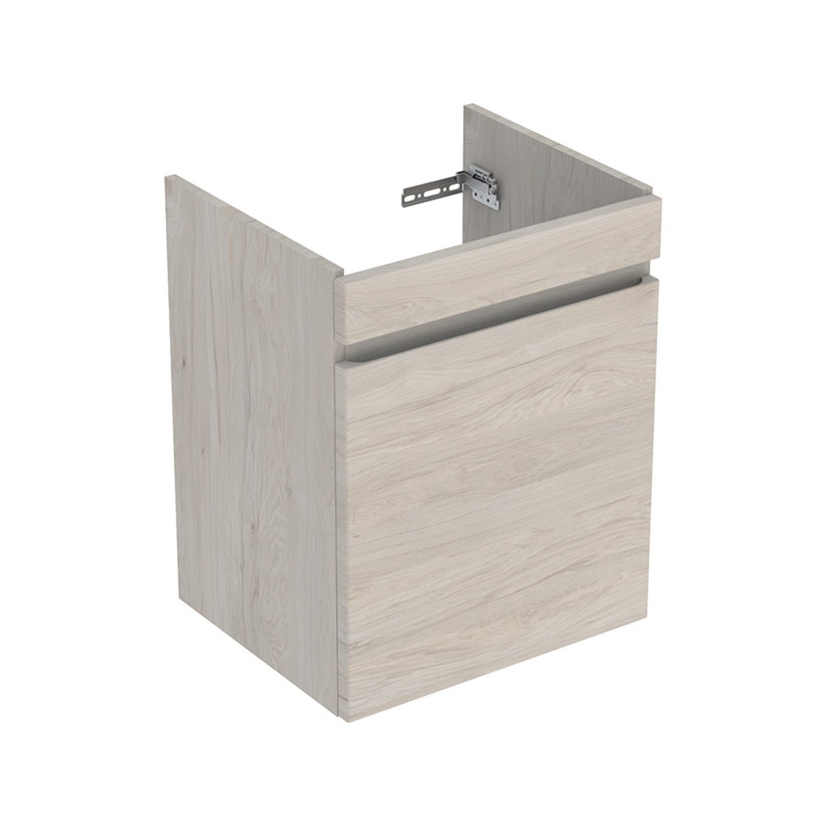 Meuble sous lavabo 55 cm Geberit Renova Plan 1T 1T à l'angl Noyer Carya clair - GEBERIT 501.904.00.1 