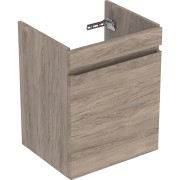 Meuble sous lavabo 55 cm Geberit Renova Plan 1T 1T à l'anglaise Noyer Carya - GEBERIT 501.904.JR.1 