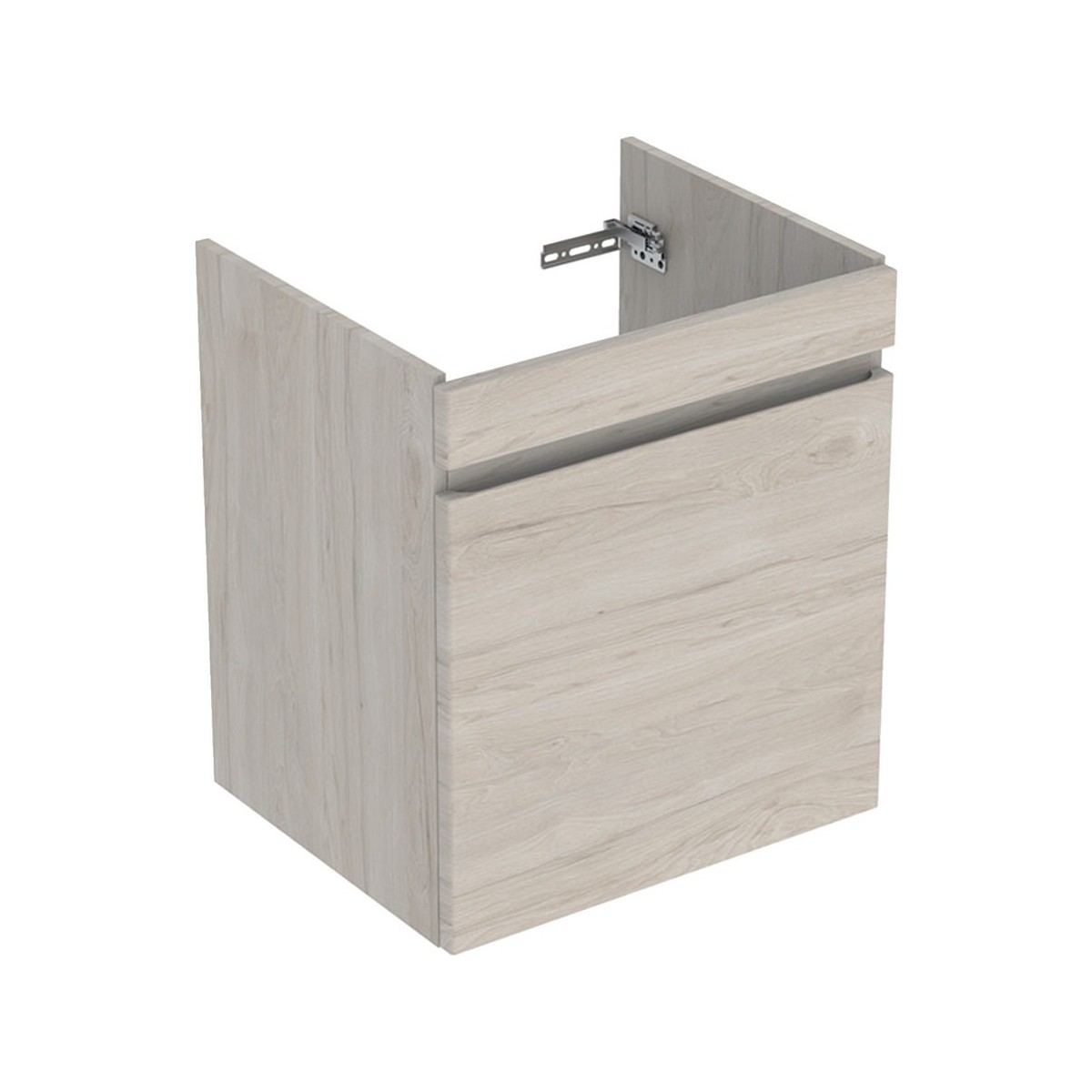 Meuble sous lavabo 60 cm Geberit Renova Plan 1T 1T à l'angl Noyer Carya clair - GEBERIT 501.905.00.1 
