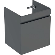 Meuble sous lavabo 60 cm Geberit Renova Plan 1 tiroir 1 tiroir à l'angl Gris vel - GEBERIT 501.905.JK.1 