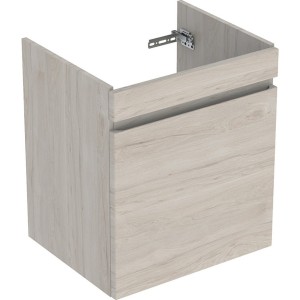 Meuble sous lavabo 65 cm Geberit Renova Plan 1T 1T à l'angl Noyer Carya clair - GEBERIT 501.906.00.1 