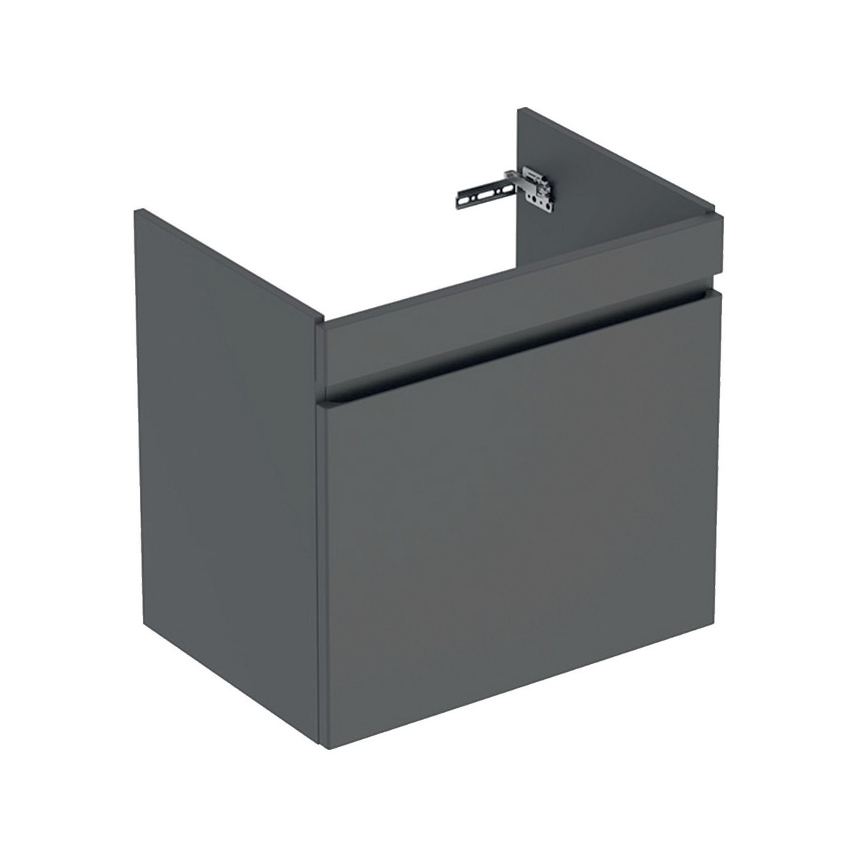 Meuble sous lavabo 70 cm Geberit Renova Plan 1 tiroir 1 tiroir à l'angl Gris vel - GEBERIT 501.907.JK.1 