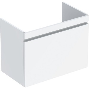 Meuble sous lavabo 85 cm Geberit Renova Plan 1 tiroir 1 tiroir à l'angl Blanc br - GEBERIT 501.909.01.1 