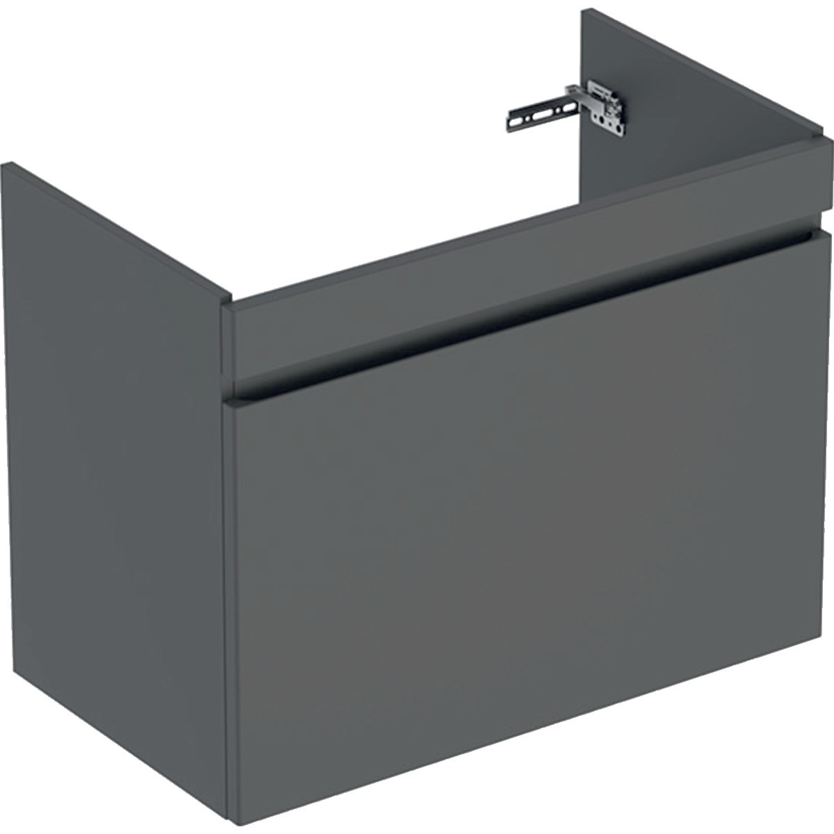 Meuble sous lavabo 85 cm Geberit Renova Plan 1 tiroir 1 tiroir à l'angl Gris vel - GEBERIT 501.909.JK.1 