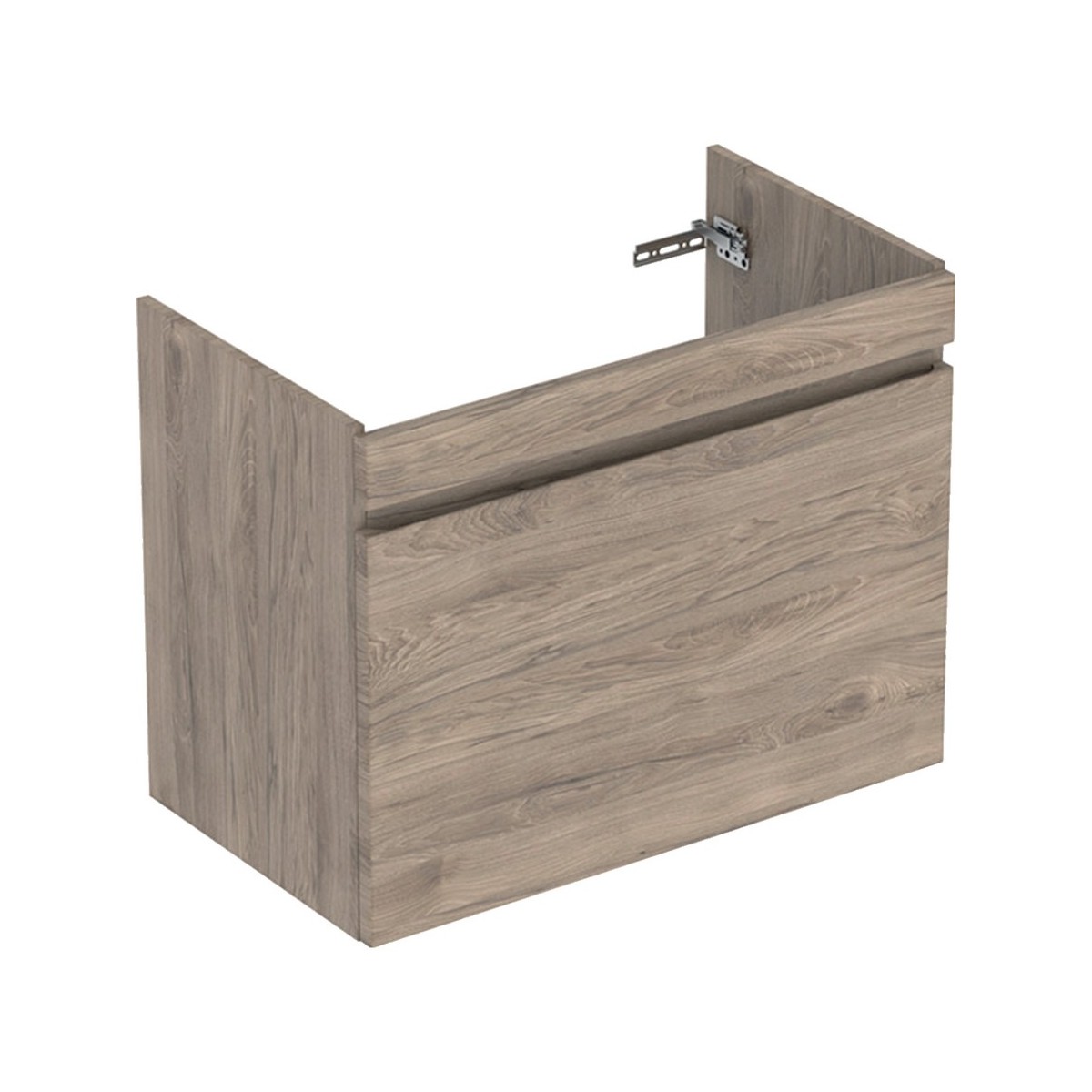 Meuble sous lavabo 85 cm Geberit Renova Plan 1T 1T à l'anglaise Noyer Carya - GEBERIT 501.909.JR.1 