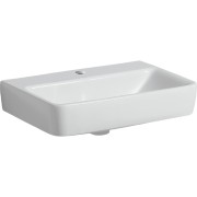 Lavabo Geberit Renova Compact 55 cm sans trop-plein avec trou de robinetterie - GEBERIT 502.998.00.1 