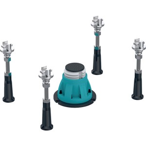 Kit de pieds Geberit pour receveurs de douche en céramique Renova - GEBERIT 00043000 