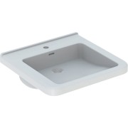 Lavabo Geberit Renova Comfort Square adapté PMR 55x52.5cm Blc - GEBERIT 128555000 