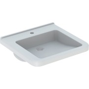 Lavabo Geberit Renova Comfort Square adapté PMR 55x52.5cm ss trop-plein Blc - GEBERIT 128557000 