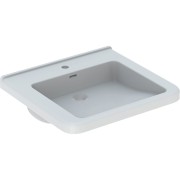 Lavabo Geberit Renova Comfort Square adapté PMR 60x55cm Blc - GEBERIT 128660000 