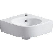 Lave-mains d'angle Geberit Renova Compact 45x39.5cm Trou rob. centre Blc - GEBERIT 276132000 