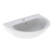 Lavabo Geberit Renova 65x50cm avec trop-plein et trou de robinetterie Blanc - GEBERIT 500.372.01.1 