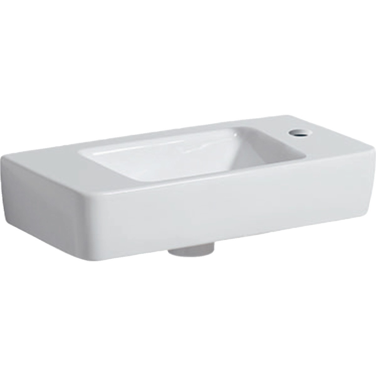 Lave-mains Geberit Renova Comp 50 cm plage de dép STP trou de robi droite - GEBERIT 500.927.00.1 