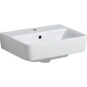 Lave-mains Geberit Renova Plan 45 cm avec trop plein et trou de robinetterie - GEBERIT 501.624.00.1 