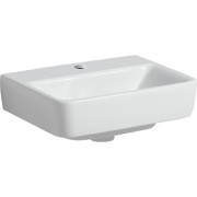 Lave-mains Geberit Renova Plan 45 cm sans trop plein et trou de robinetterie - GEBERIT 501.625.00.1 