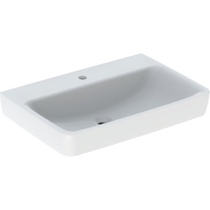 Lavabo Geberit Renova Plan 70 cm sans trop plein avec trou de robinetterie - GEBERIT 501.645.00.1 