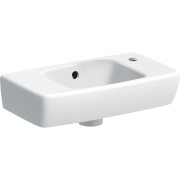 Lave-mains Geberit Renova Compact 45 cm avec trop-plein trou de robi à droite - GEBERIT 501.730.01.1 