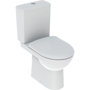Pack WC au sol Renova SH Rimfree cuvette carénée abat fermeture ral et déclips - GEBERIT 501.856.00.1 