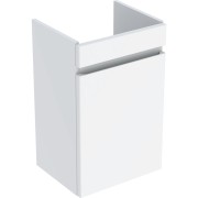 Meuble sous lave-mains 45 cm Geberit Renova Plan 1 porte Blanc brillant - GEBERIT 501.902.01.1 