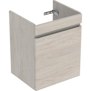 Meuble sous lavabo 55 cm Geberit Renova Plan 1T 1T à l'angl Noyer Carya clair - GEBERIT 501.904.00.1 