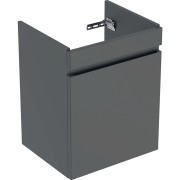 Meuble sous lavabo 55 cm Geberit Renova Plan 1 tiroir 1 tiroir à l'angl Gris vel - GEBERIT 501.904.JK.1 