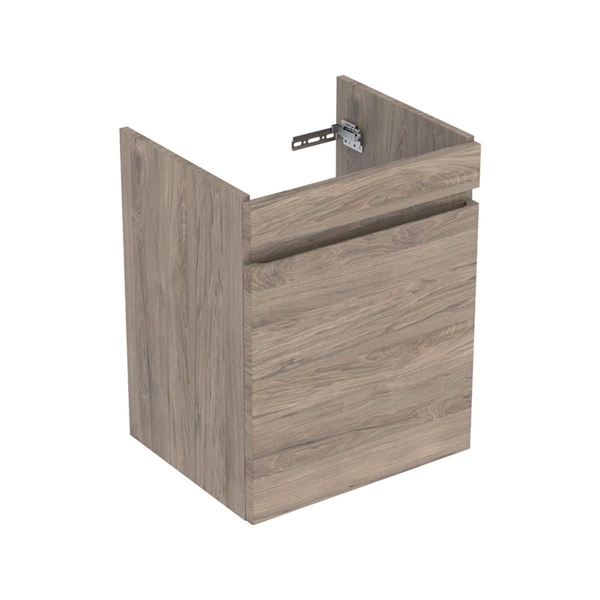 Meuble sous lavabo 55 cm Geberit Renova Plan 1T 1T à l'anglaise Noyer Carya - GEBERIT 501.904.JR.1 