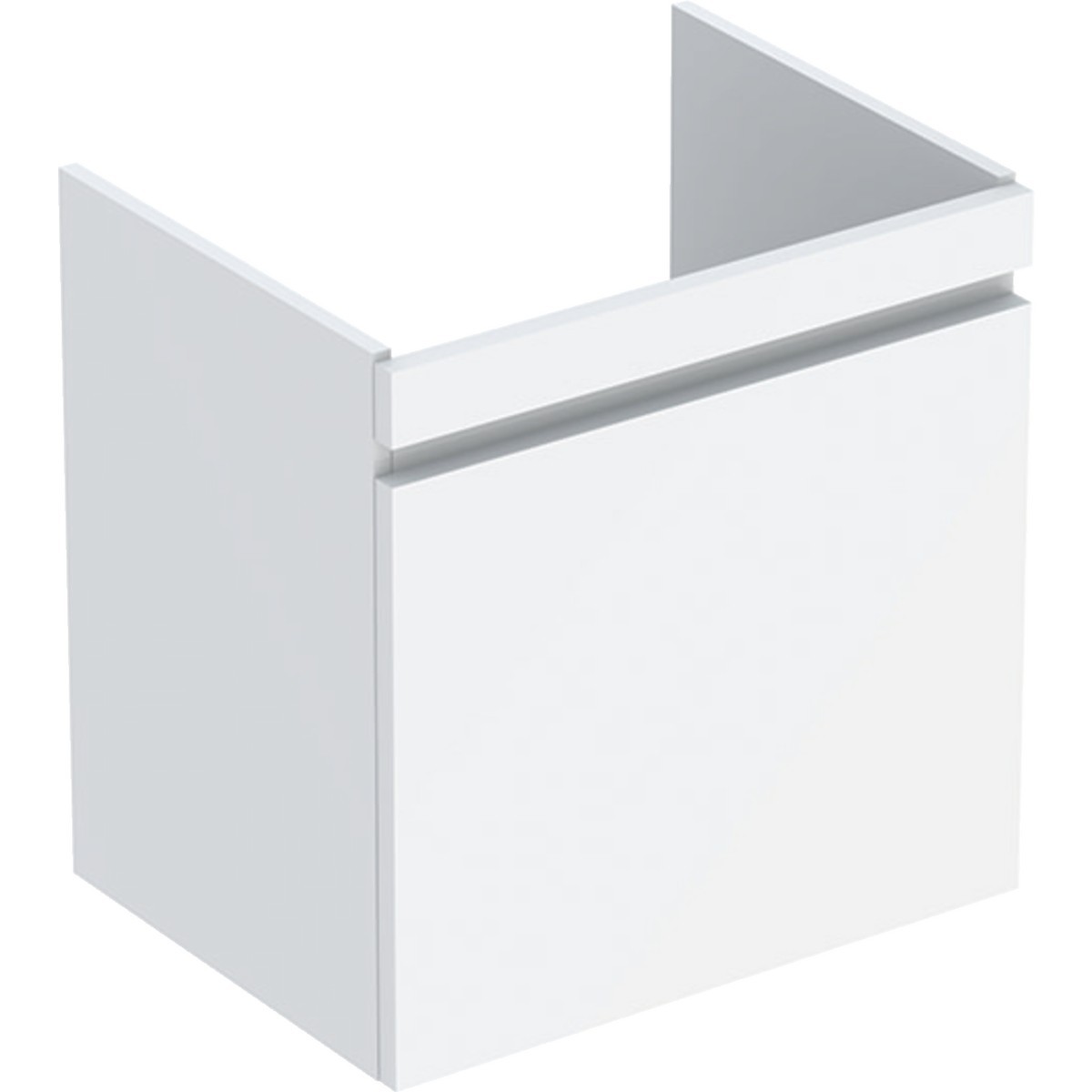 Meuble sous lavabo 65 cm Geberit Renova Plan 1 tiroir 1 tiroir à l'angl Blanc br - GEBERIT 501.906.01.1 