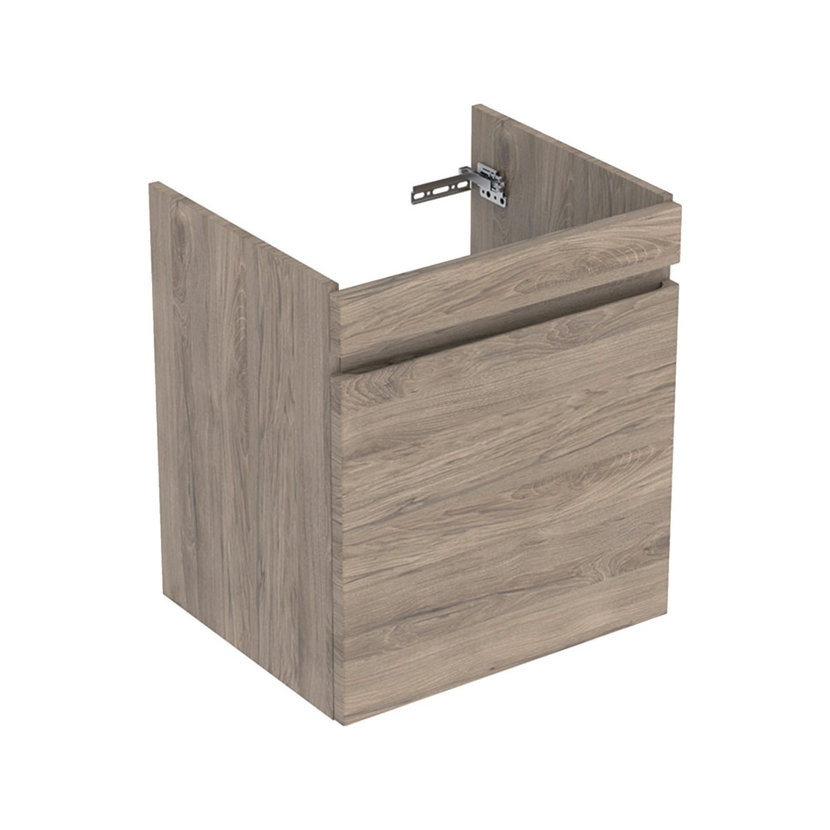 Meuble sous lavabo 65 cm Geberit Renova Plan 1T 1T à l'anglaise Noyer Carya - GEBERIT 501.906.JR.1 