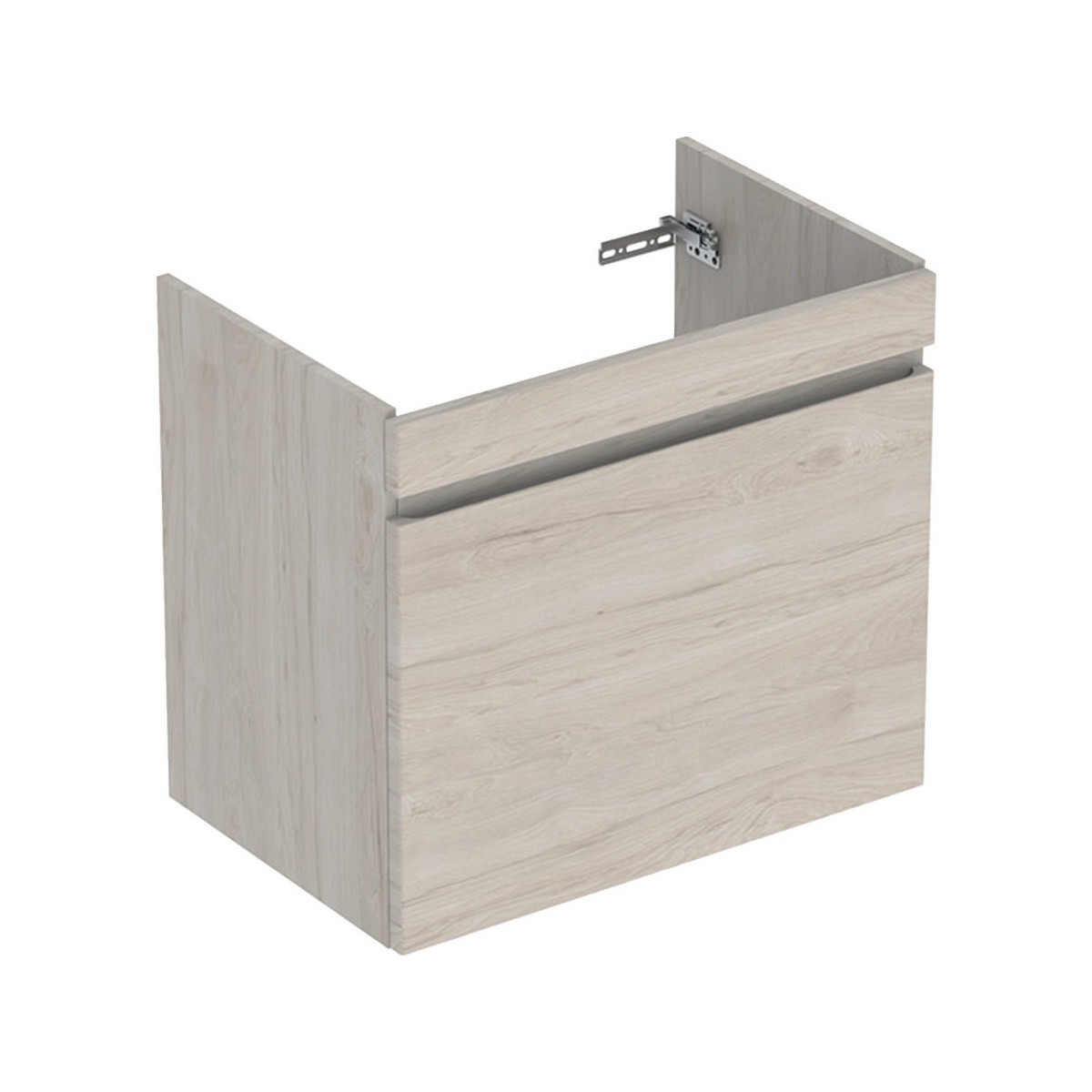 Meuble sous lavabo 85 cm Geberit Renova Plan 1T 1T à l'angl Noyer Carya clair - GEBERIT 501.909.00.1 