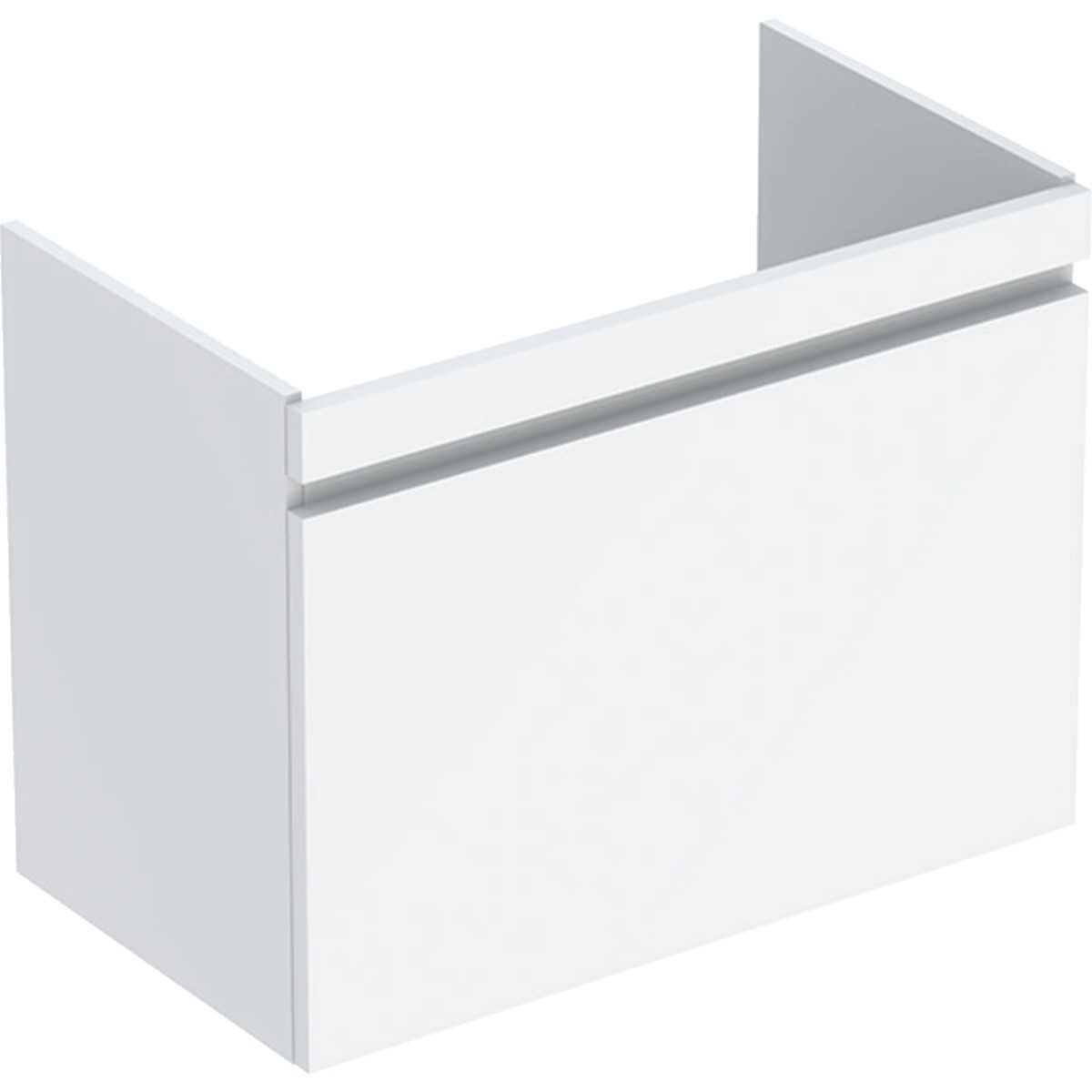 Meuble sous lavabo 85 cm Geberit Renova Plan 1 tiroir 1 tiroir à l'angl Blanc br - GEBERIT 501.909.01.1 