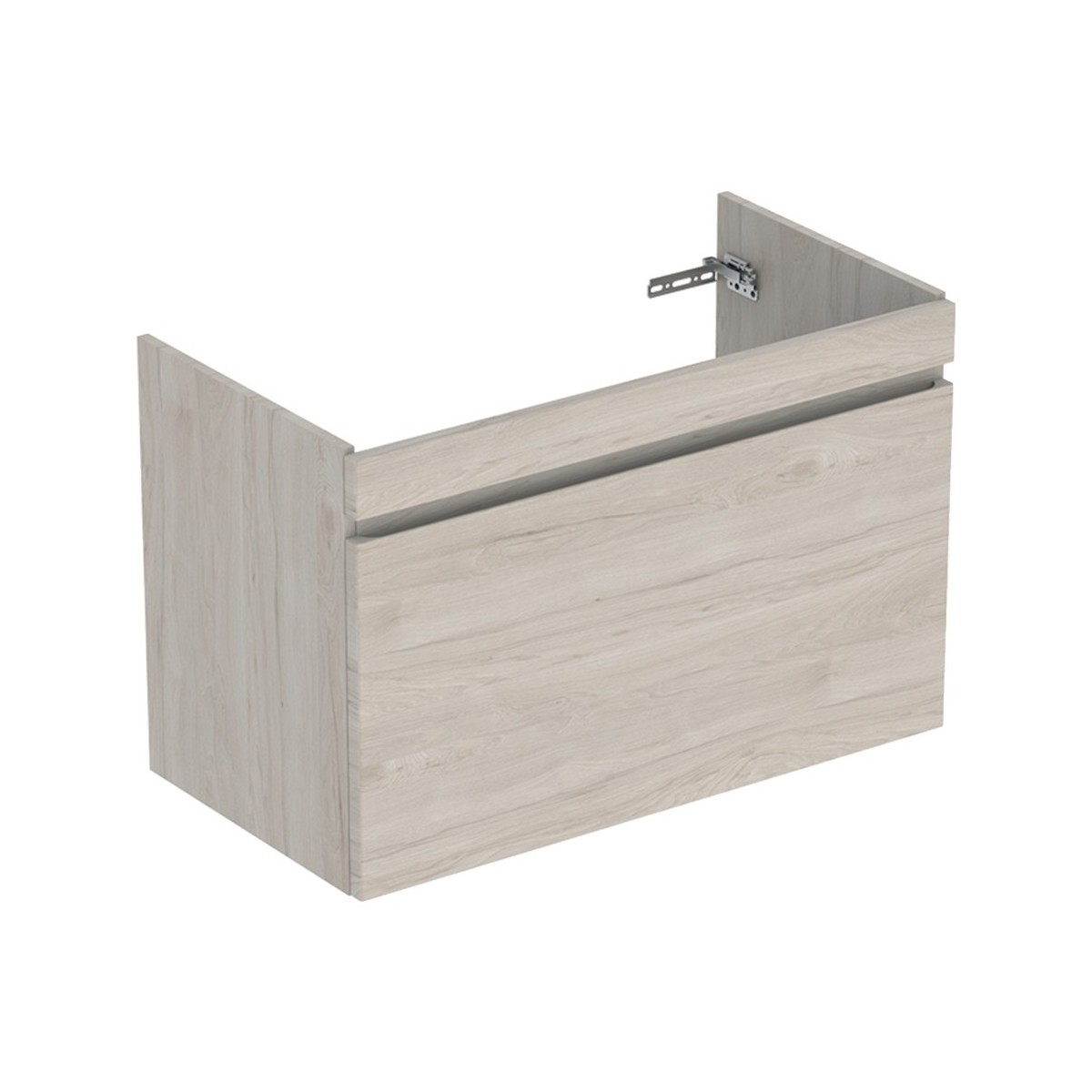 Meuble sous lavabo 100 cm Geberit Renova Plan 1T 1T à l'angl Noyer Carya clair - GEBERIT 501.911.00.1 